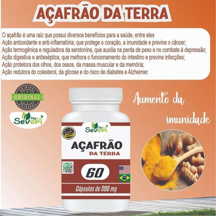 ACAFRAO DA TERRA 60CAPS SEVEN NATUS 