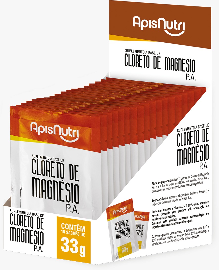 CLORETO DE MAGNESIO CAIXA C/15 33GR