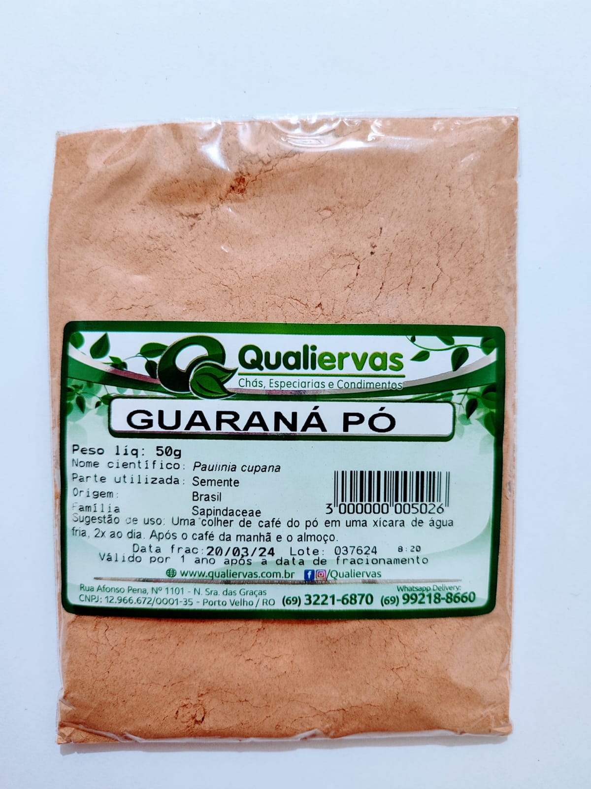 GUARANA PO 50GR