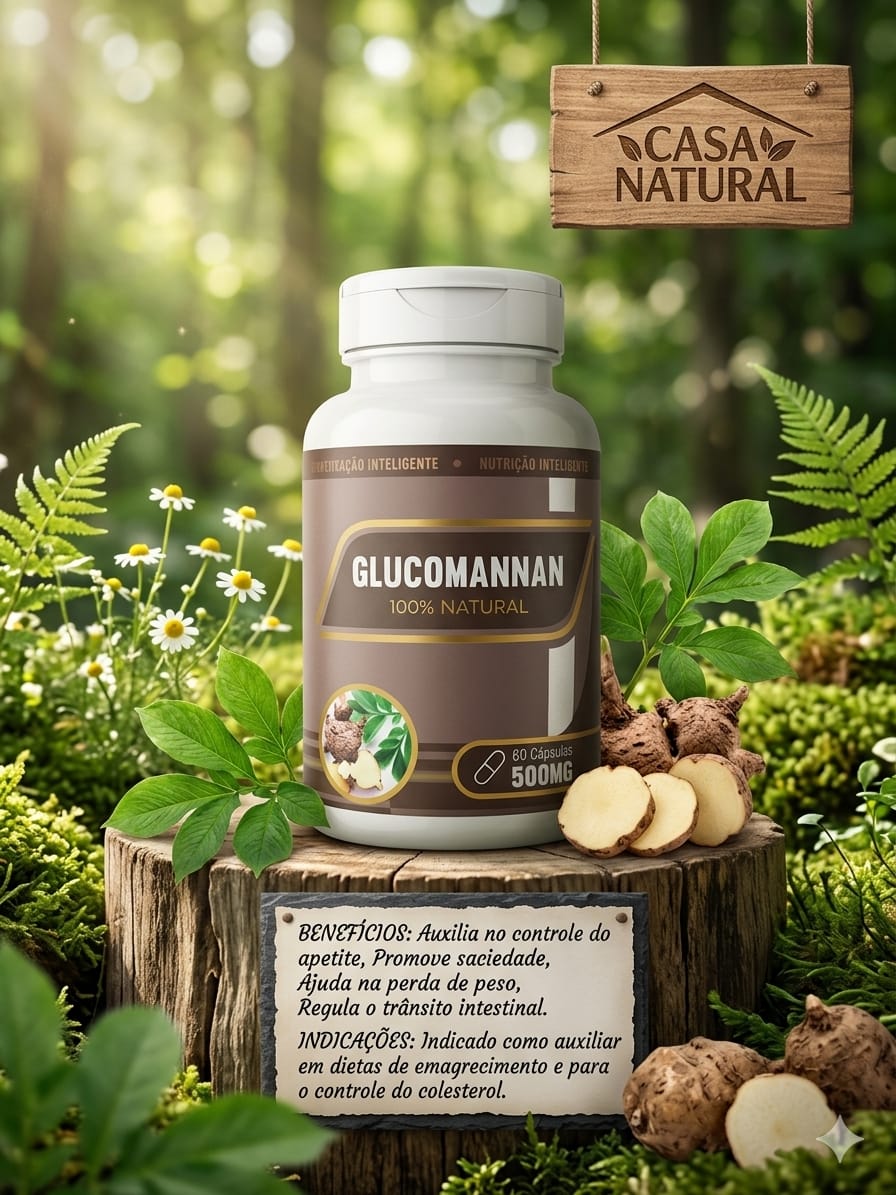 GLUCOMANAN 500MG 60 CAPS RN