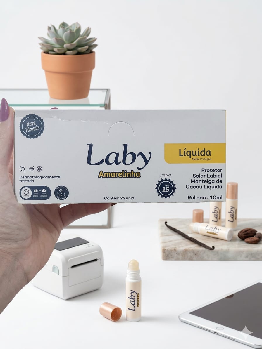 LABY MANTEIGA DE CACAU FPS 15 LIQUIDA 10ML 24 UNI
