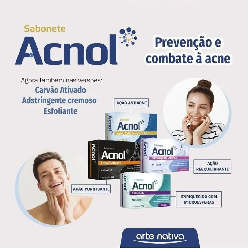 SABONETE ACNOL CREMOSO 90GR