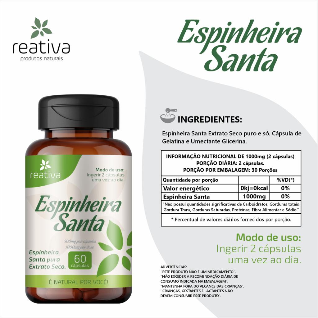 ESPINHEIRA SANTA 60CAPS-REATIVA