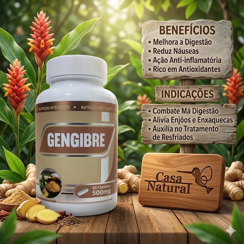 GENGIBRE 500MG 60 CAPS RN