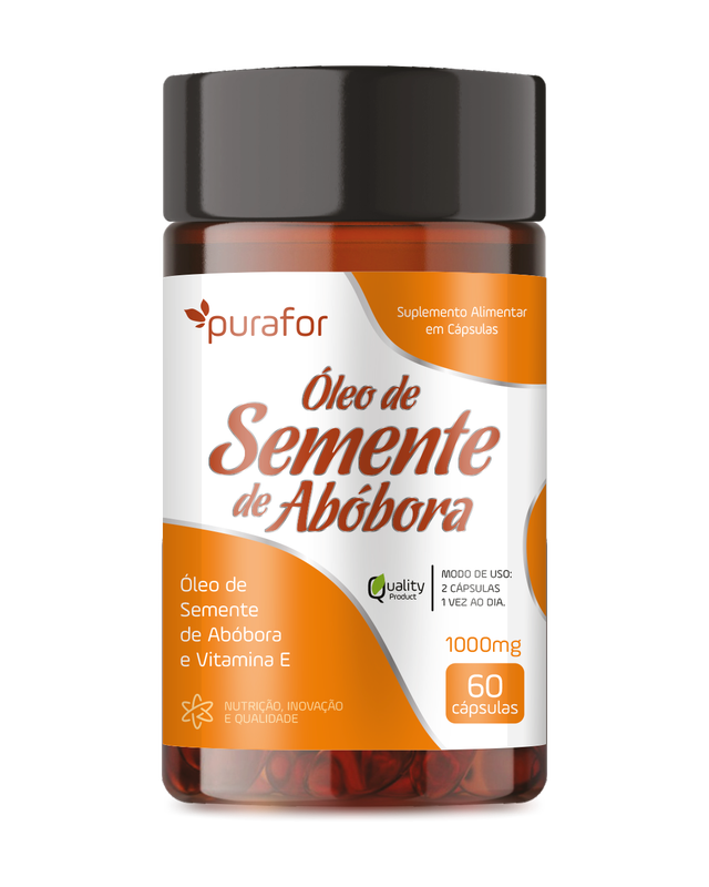 OLEO DE SEMENTE DE ABOBORA 60 CPS PURAFOR