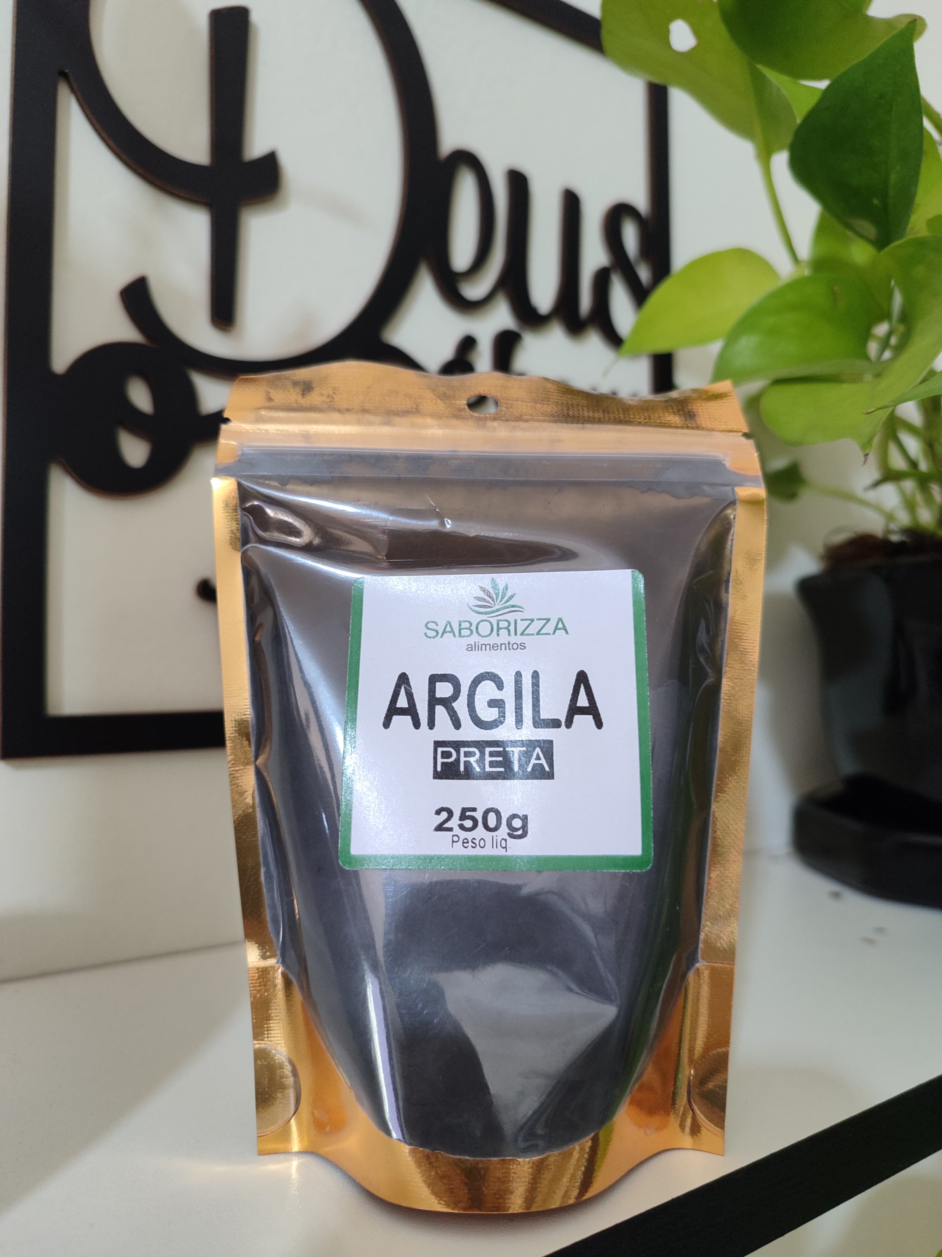 ARGILA PRETA EM PO 250GR