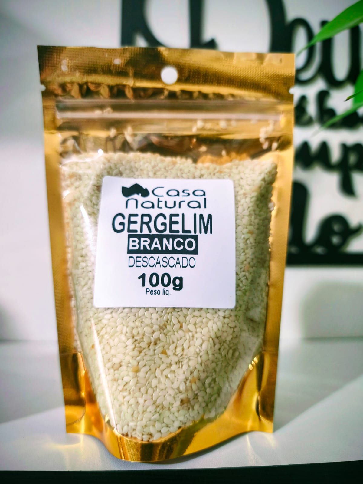 GERGELIM BRANCO 100GR SABORIZZA