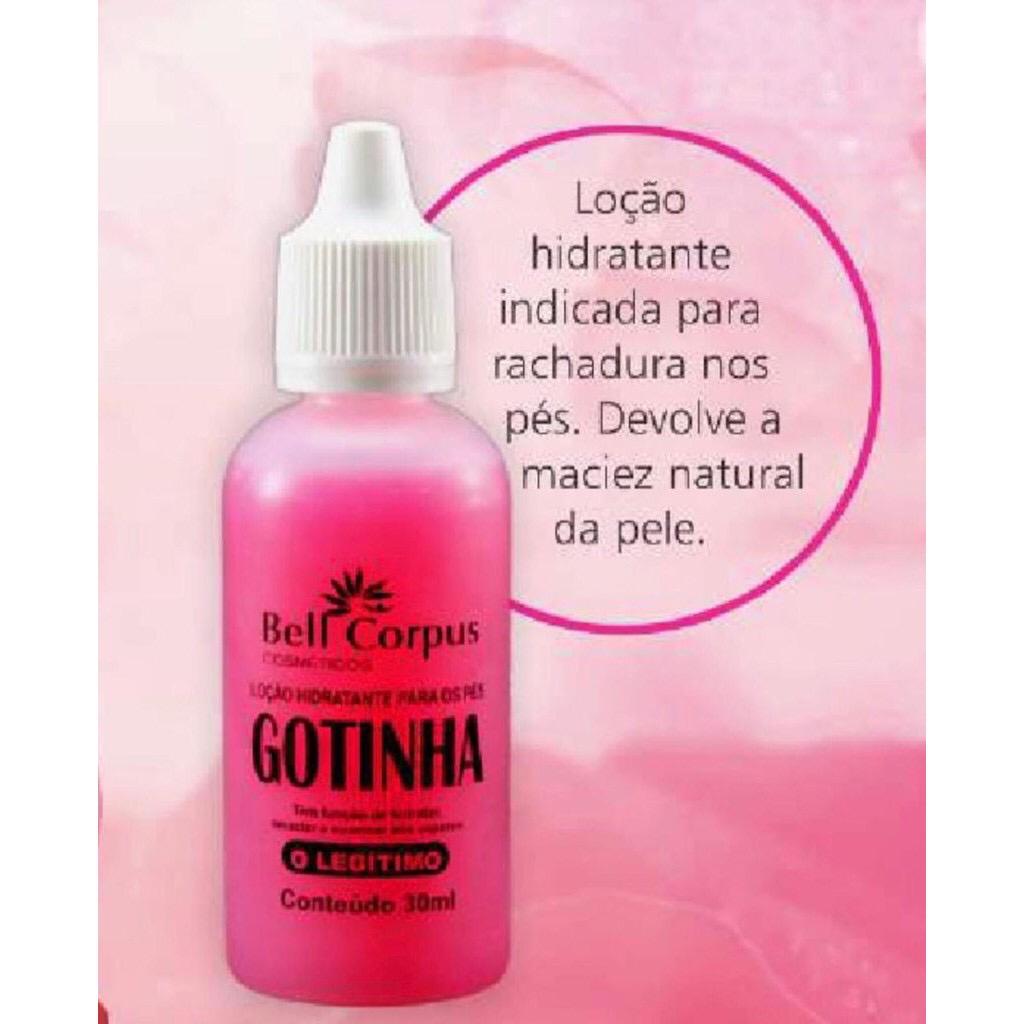 LOCAO HIDRATANTE PARA OS PES GOTINHA 30ML