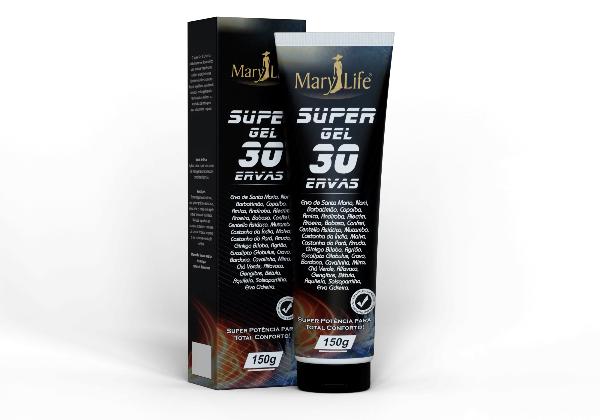 SUPER GEL 30 ERVAS 250GR MARYLIFE