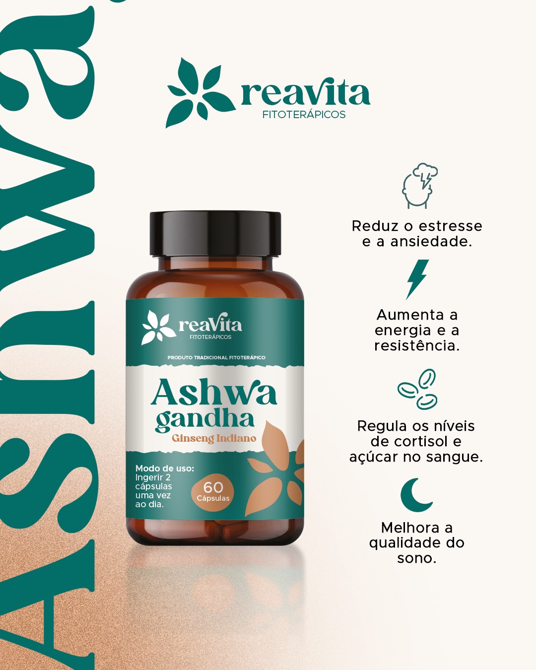ASHWAGANDHA 60 REAVITA