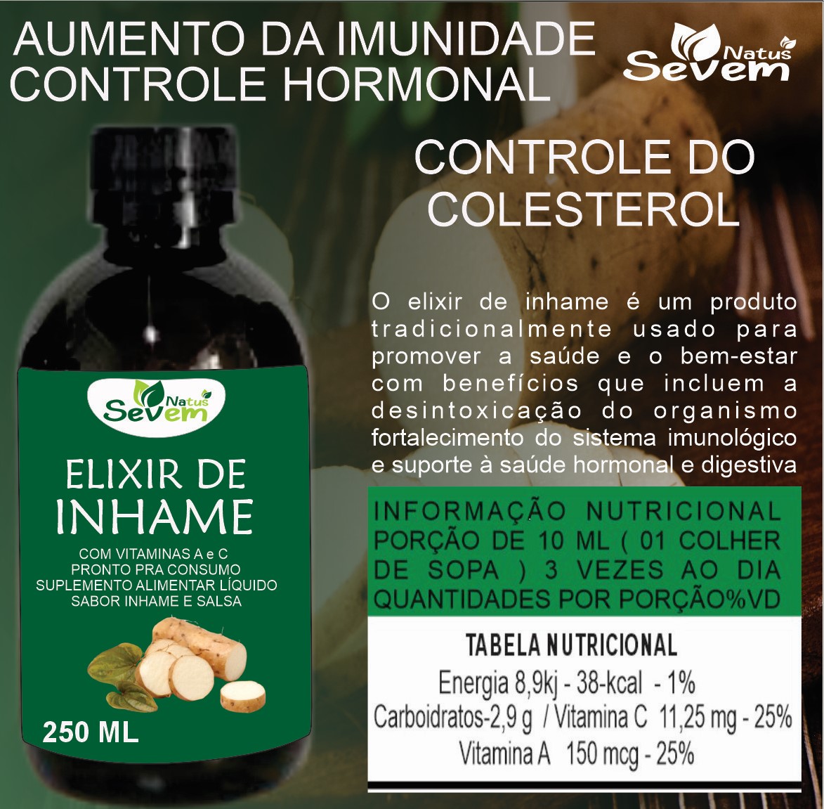 ELIXIR DE INHAME 250ML