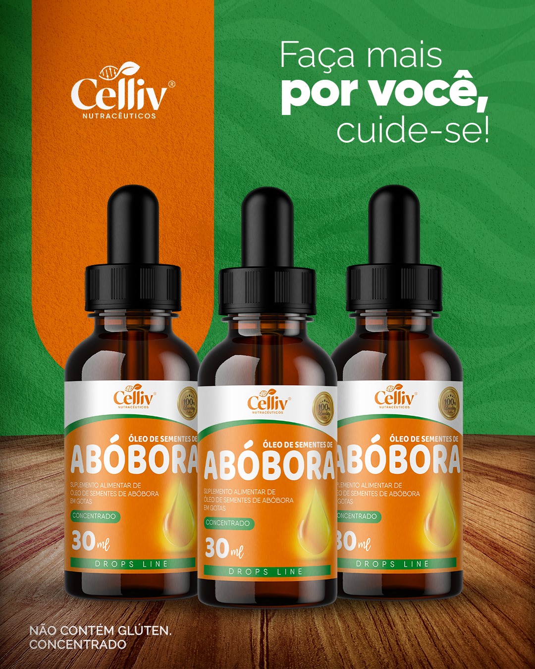 OLEO DE SEMENTE DE ABOBORA 30ML CELLIV 